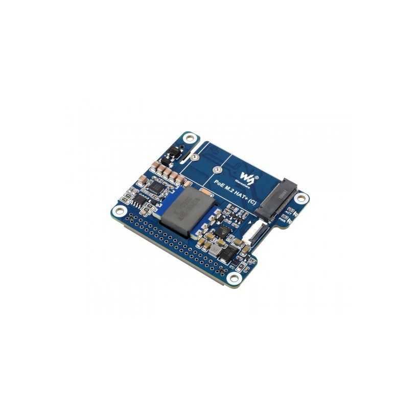Adaptateur PCIe vers M.2 avec fonction PoE (C) pour Raspberry Pi 5
